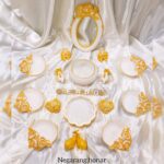 هفت سین سنگی طرح گل