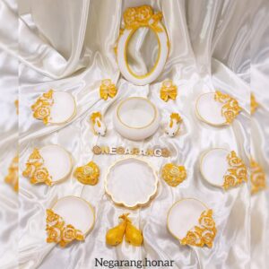 هفت سین سنگی طرح گل