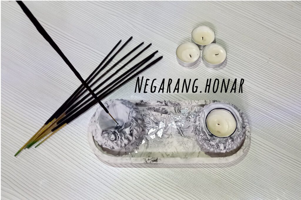 ست سه تکه جاشمعی و جاعودی