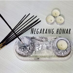 ست سه تکه جاشمعی و جاعودی