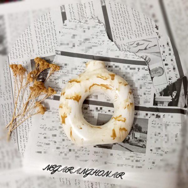 گلدان سنگی مدل دونات