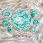 ست دکوری رومیزی کاربردی از زاویه بالا