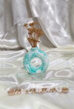 گلدان دونات رنگ سبز