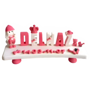 استند اسم سنگی صورتی