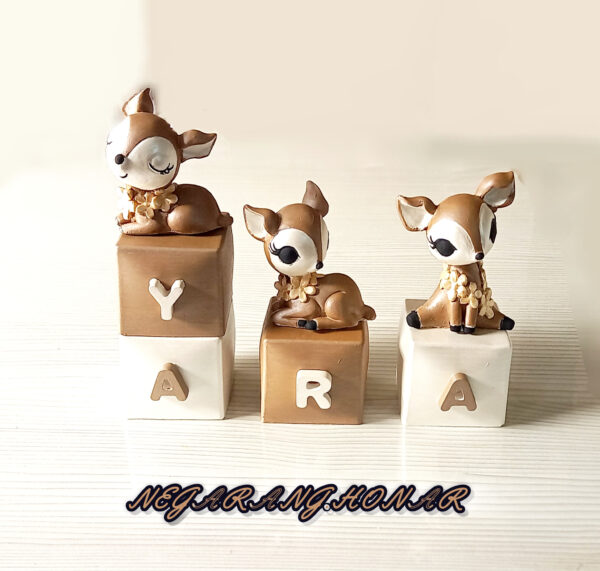 استند اسم مکعبی مدل آهو