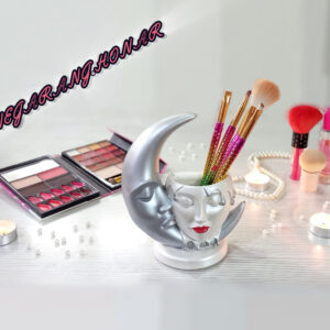 گلدان بوسه ی ماه نقره ای